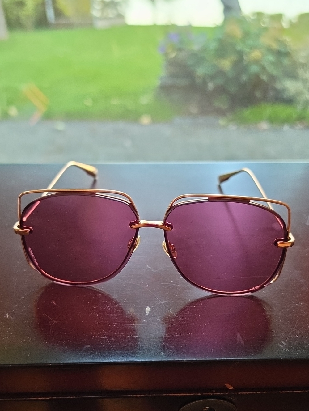 Christian Dior DiorStellaire1 Purple & Gold Sunglasses